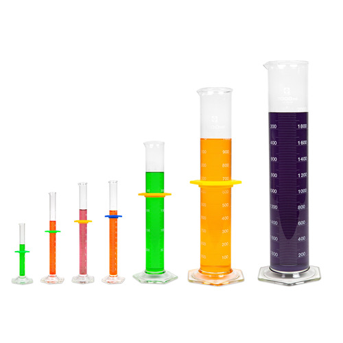 HSW202GK-006-PK - Heathrow Scientific - Graduated Cylinders Variety Kit, 1 Each of 10, 25, 50, and 100 mL