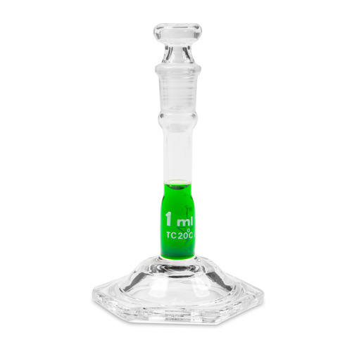 HSW2306A-1-CS - Heathrow Scientific - Heathrow Scientific Volumetric Flask, Class A, Glass Stopper, 1 mL