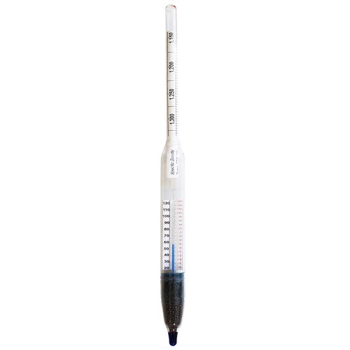 HSW6605-5H-PK - Heathrow Scientific - Heathrow Scientific Hydrometer Only, for Battery Hydrometer Syphon Set