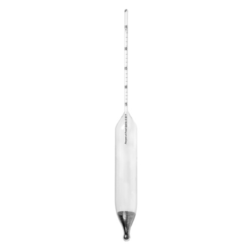 HSW6613-K-EA - Heathrow Scientific - Heathrow Scientific Alcohol Hydrometer, Proof Scale, IRS Specification, Size K