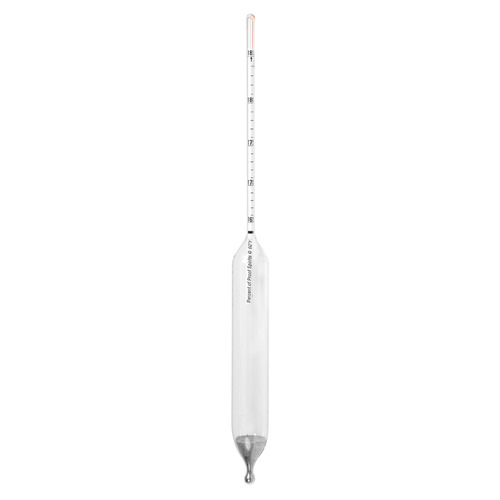 HSW6613-Q-EA - Heathrow Scientific - Heathrow Scientific Alcohol Hydrometer, Proof Scale, IRS Specification, Size Q