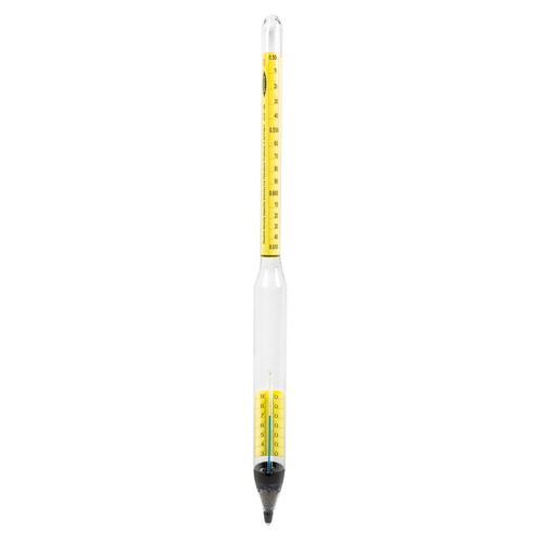 HSW67101HTS-EA - Heathrow Scientific - Heathrow Scientific Liquid Petroleum Gas Hydrometer, Specific Gravity with Thermometer