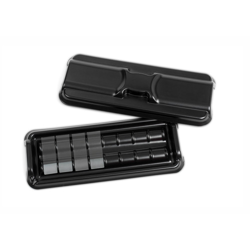 HSWHS15951A-CS - Heathrow Scientific - Heathrow Scientific Slide Staining Tray Set, Disposable (1 Lid+ 4 Bases), Black