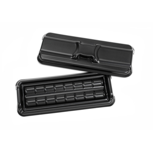 HSWHS15951A-CS - Heathrow Scientific - Heathrow Scientific Slide Staining Tray Set, Disposable (1 Lid+ 4 Bases), Black