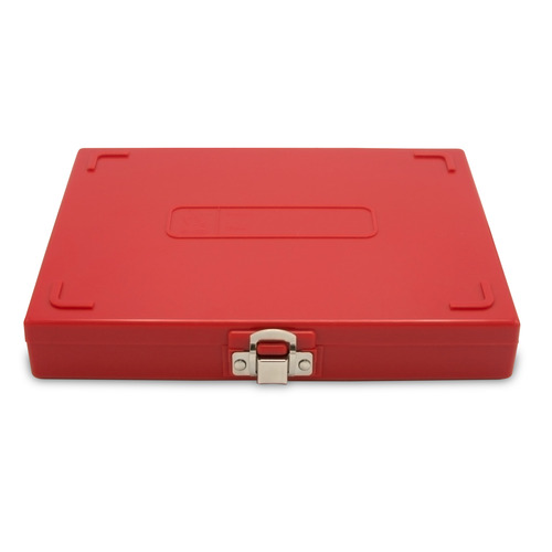 HSWHS15994C-CS - Heathrow Scientific - Heathrow Scientific Premium Microscope Slide Box, 100-Place, Cork, Red