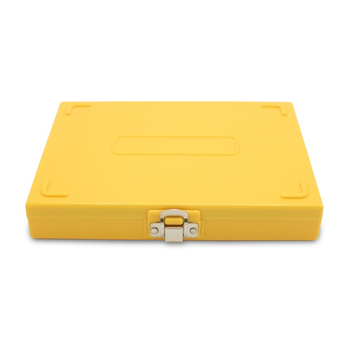HSWHS15994D-CS - Heathrow Scientific - Heathrow Scientific Premium Microscope Slide Box, 100-Place, Cork, Yellow