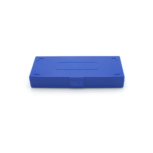 HSWHS15996A-CS - Heathrow Scientific - Heathrow Scientific Premium Microscope Slide Box, 50-Place, Cork, Blue