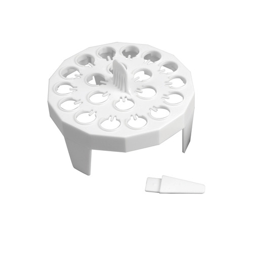 HSWHS2134A-CS - Heathrow Scientific - Heathrow Scientific Floating Microtube Rack Round 20 Tubes 1.5mL, White