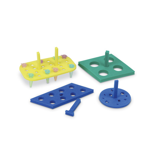 HSWHS2166-CS - Heathrow Scientific - Heathrow Scientific Floating Tube Rack, 0.2, 0.5, 1.5-2.0mL Tubes, Blue