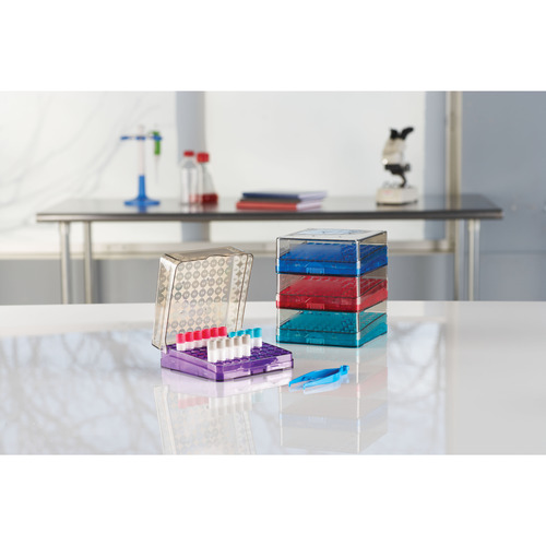 HSWHS23381B-CS - Heathrow Scientific - Heathrow Scientific Arctic Squares&reg; Cryogenic Tube Storage Box PC 81-Place, Assorted