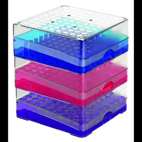 HSWHS23381B-CS - Heathrow Scientific - Heathrow Scientific Arctic Squares&reg; Cryogenic Tube Storage Box PC 81-Place, Assorted