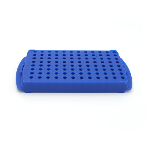 HSWHS2345C-CS - Heathrow Scientific - Heathrow Scientific 96-Well Reversible Tube Rack, Blue