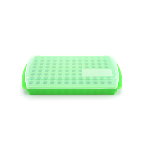 HSWHS2345D-CS - Heathrow Scientific - Heathrow Scientific 96-Well Reversible Tube Rack, Green