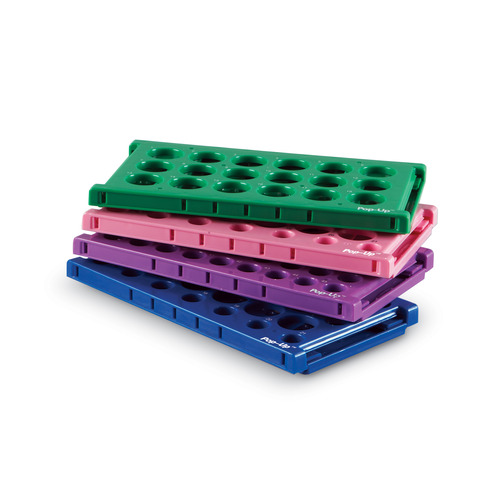 HSWHS24319-CS - Heathrow Scientific - Heathrow Scientific Pop-Up Tube Rack 50mL, Green