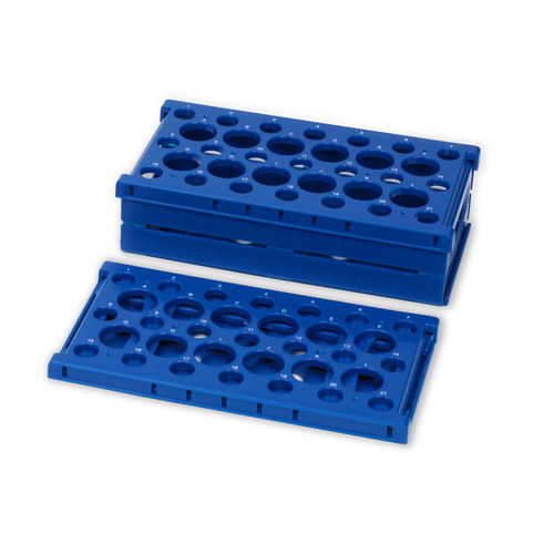HSWHS24320B-CS - Heathrow Scientific - Heathrow Scientific Pop-Up Tube Rack 15/50mL Combo, Blue