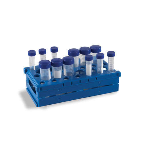 HSWHS24320B-CS - Heathrow Scientific - Heathrow Scientific Pop-Up Tube Rack 15/50mL Combo, Blue