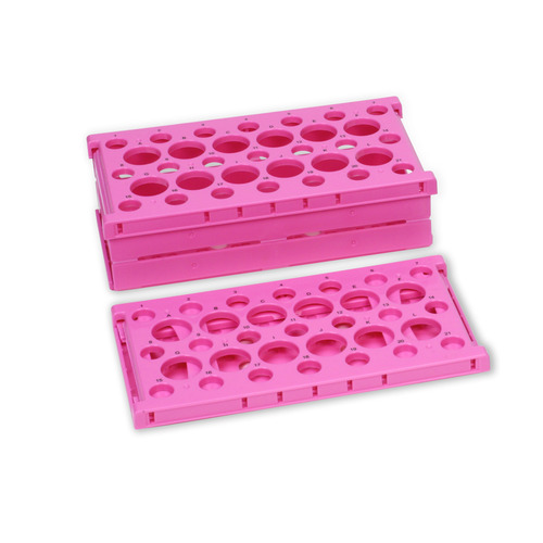 HSWHS24320P-CS - Heathrow Scientific - Heathrow Scientific Pop-Up Tube Rack 15/50mL Combo, Pink