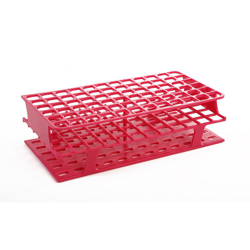 HSWHS27552D-CS - Heathrow Scientific - OneRack&reg; Tube Rack Full PP 16mm 72-Place, Magenta