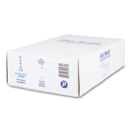 Ice Bucket Liner Bags, 3 qt, 0.5 mil, 6
