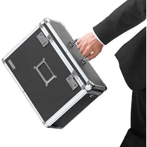 IDEVZ01187 - Ideastream - Locking File Chest, Letter Files, 13.75&quot; x 7.25&quot; x 12.25&quot;, Black