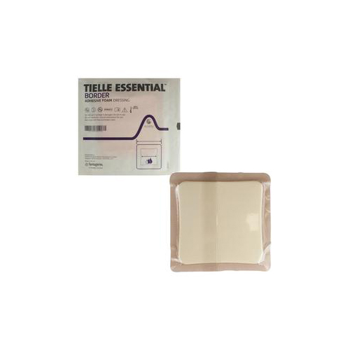 Systagenix TIELLE Essential Border Adhesive Foam Dressing, 4" x 77/8