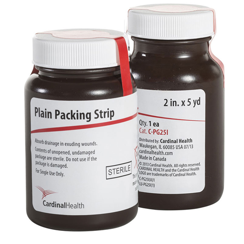 IND55CPG25P-CS - Cardinal Health - Cardinal Health Sterile Plain Packing Strip 2" x 5 yds., 12/CS