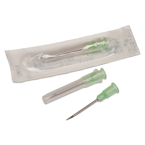 IND611188818100-BX - Cardinal Health - Cardinal Health Monoject Standard Hypodermic Needle with Polypropylene Hub, 18G x 1", 100/BX