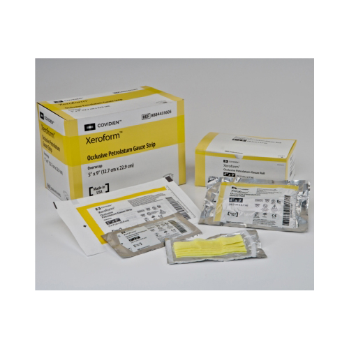 IND61433605-EA - Cardinal Health - Cardinal Health Xeroform Sterile Petrolatum Gauze Patch 5" x 9", 1/EA