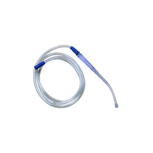 IND61505032-EA - Cardinal Health - Cardinal Health Argyle Yankauer Suction Tube Regular Capacity Bulbous Tip 1/4" x 6' Tubing, 1/EA