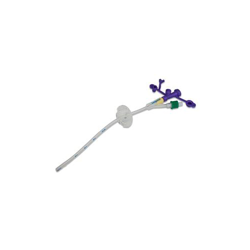 IND618884720189E-CS - Cardinal Health - Cardinal Health Kangaroo Gastrostomy Feeding Tube, with Y-Ports and ENFit Connector, 18Fr OD, 20mL Balloon, 5/CS
