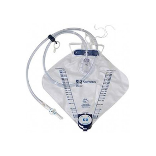 IND683057-CS - Cardinal Health - Cardinal Health Dover Urine Drainage Bag, 48" Tubing, 2000 mL, 20/CS