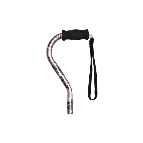 INDMNT21006-EA - Alex Orthopedic - Alex Orthopedic Offset Handle Cane, Compass Rose, 1/EA