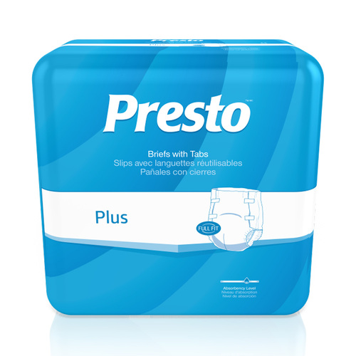 INDPRTABB01050-CS - Drylock - Drylock Presto Plus Full Fit Briefs, X-Large, Beige, 58"-64", 60/CS