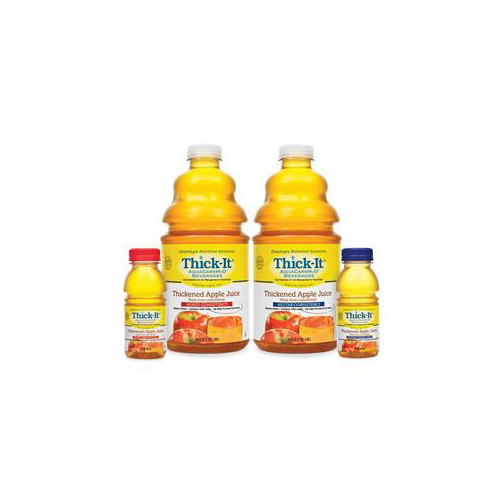 INDPXB454-CS - Kent Precision Foods - Kent Precision Foods Thick-It&reg; AquaCare H2O Thickened Apple Juice Nectar Consistency, 1/2 Gallon, 4/CS