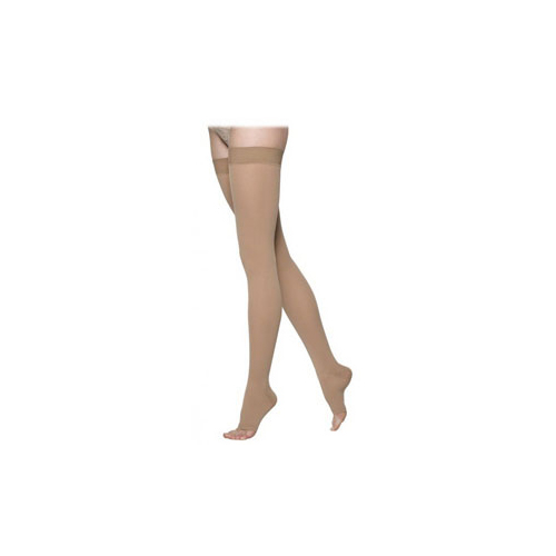 INDSG862NLLO66-EA - Sigvaris - Sigvaris Select Comfort Thigh-High with Grip-Top, 20-30, Large, Long, Open, Crispa, 1/EA