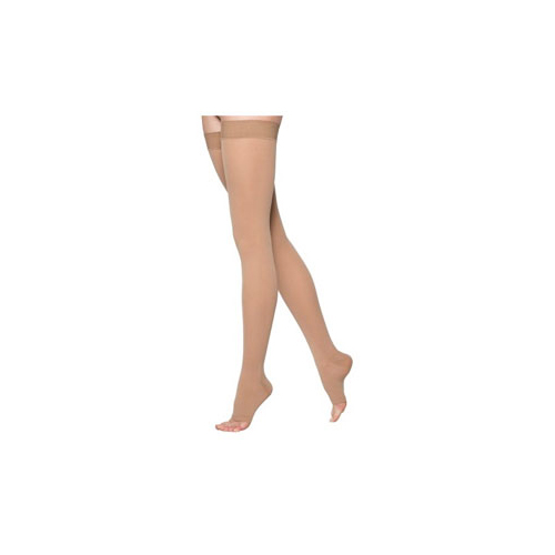 INDSG863NLLO66-EA - Sigvaris - Sigvaris Select Comfort Thigh-High with Grip-Top, 30-40, Large, Long, Open, Crispa, 1/EA
