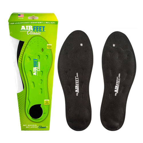 INDYFAF000C1L-EA - Airfeet - Airfeet CLASSIC Black Insoles, Size 1L, One Pair