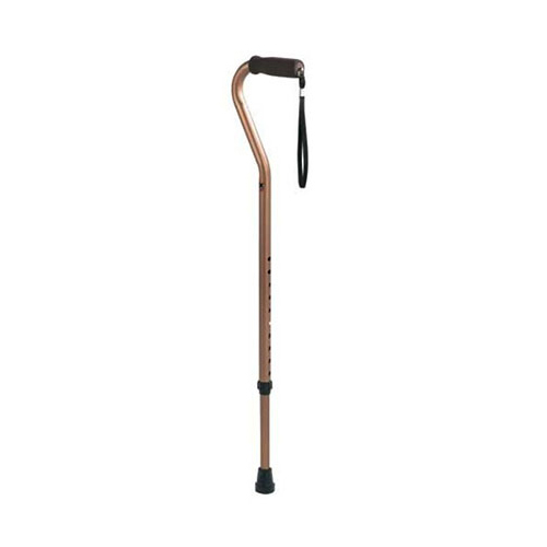 INDZCHCNE118BRZR-EA - Cardinal Health - Adjustable Offset Cane, Bronze, 1/EA