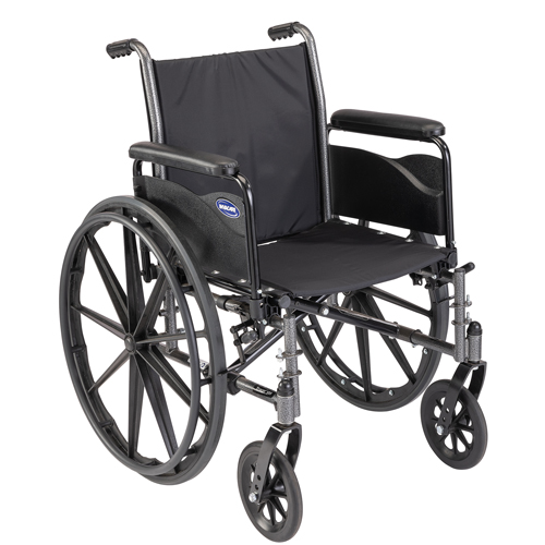 INVTRSX58FBFP - Invacare - Tracer SX5 Wheelchair for Adults, Everyday Folding, 18" Seat, Full Arms