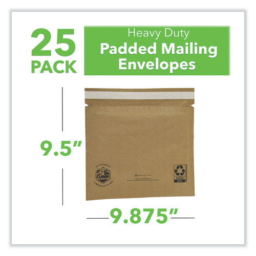 IPGCBML2C - INTERTAPE POLYMER GROUP - Curby Mailer Self-Sealing Recyclable Mailer, Paper Padding, Self-Adhesive, #2, 11.38 x 9.5, 30/Carton