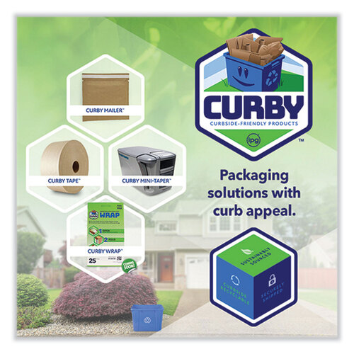 IPGCBML2C - INTERTAPE POLYMER GROUP - Curby Mailer Self-Sealing Recyclable Mailer, Paper Padding, Self-Adhesive, #2, 11.38 x 9.5, 30/Carton