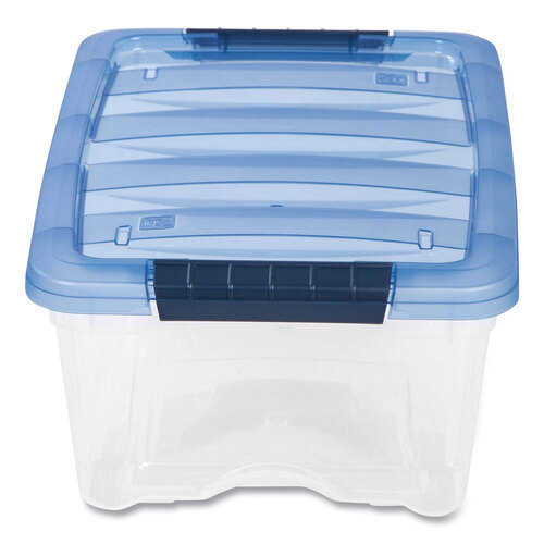 IRIS Latch Plastic Storage Container With Built In Handles And