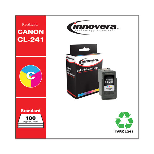 IVRCL241 - Innovera - Remanufactured Tri-Color Ink, Replacement for CL-241 (5209B001), 180 Page-Yield