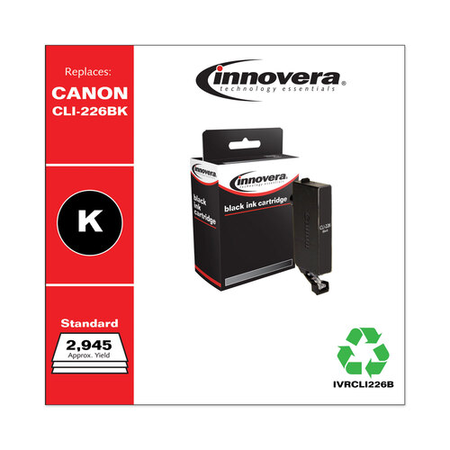 IVRCLI226B - Innovera - Remanufactured Black Ink, Replacement for CLI-226 (4546B001AA), 2,945 Page-Yield