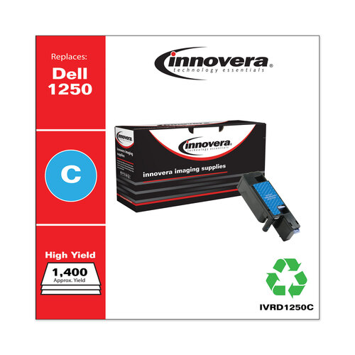 IVRD1250C - Innovera - Remanufactured Cyan High-Yield Toner, Replacement for 331-0777, 1,400 Page-Yield