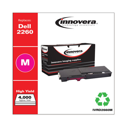 IVRD2660M - Innovera - Remanufactured Magenta High-Yield Toner, Replacement for 593-BBBS, 4,000 Page-Yield