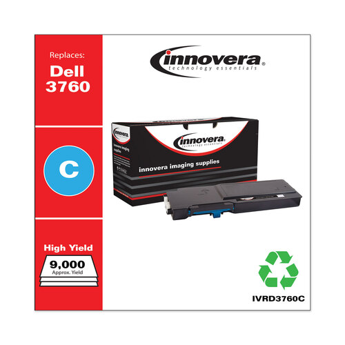 IVRD3760C - Innovera - Remanufactured Cyan Toner, Replacement for 331-8432, 9,000 Page-Yield