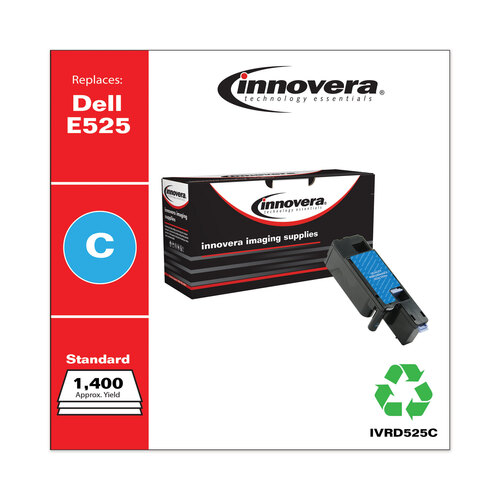 IVRD525C - Innovera - Remanufactured Cyan Toner, Replacement for 593-BBJU, 1,400 Page-Yield