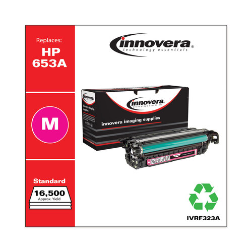 IVRF323A - Innovera - Remanufactured Magenta Toner, Replacement for 653A (CF323A), 16,500 Page-Yield