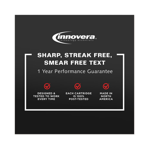 IVRLC75BK - Innovera - Remanufactured Black High-Yield Ink, Replacement for LC75BK, 600 Page-Yield